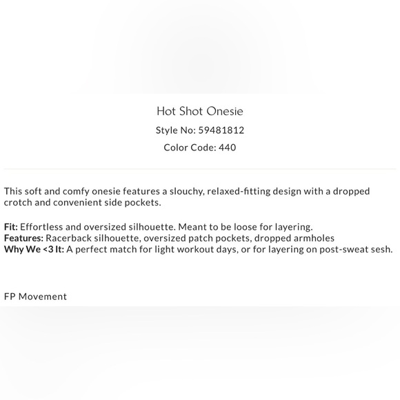 NWT Free People Movement S Hot Shot Onesie in Moonlight Indigo Blue Jumpsuit New - Picture 4 of 6